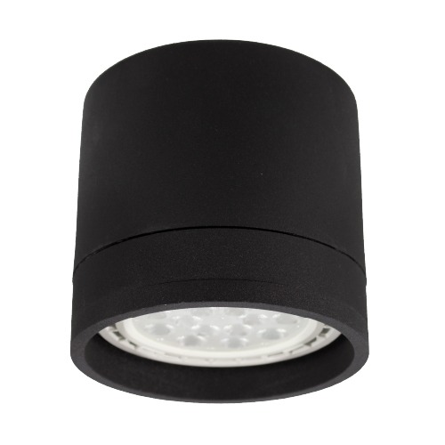 Plafón de aluminio para AR111 GU10 color negro